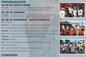 FESTA DE NOSSA SENHORA DO ROSÁRIO E DE SÃO BENEDITO DE CAMPOS ALTOS/MG 2024